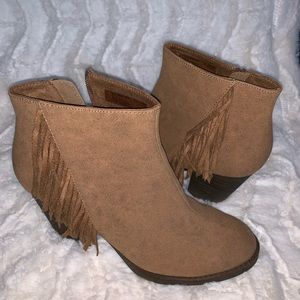 Ariat Shoes - Ariat Unbridled Brown Fringe Bootie Ariat Shoes - Ariat Unbridled Brown Fringe Bootie